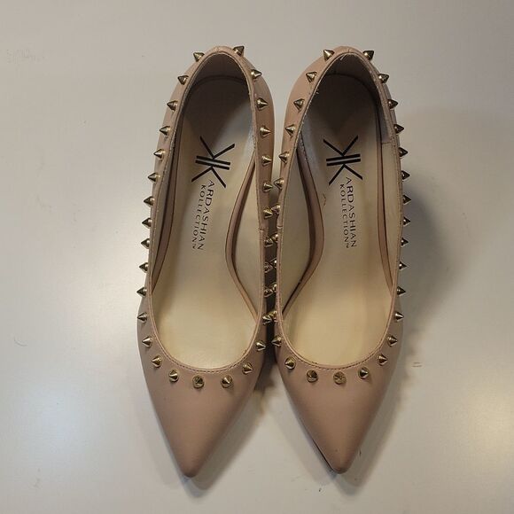 KARDASHIAN KOLLECTION ROCKTUD POINTED TOE HIGH HEEL STILETTOS PUMP SHOES - Picture 4 of 15